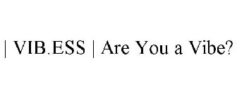 | VIB.ESS | ARE YOU A VIBE?