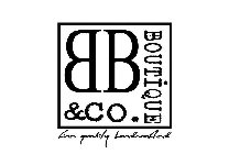 B B &CO. BOUTIQUE FINE QUALITY HANDCRAFTED