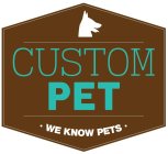 CUSTOM PET WE KNOW PETS