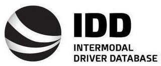 IDD INTERMODAL DRIVER DATABASE
