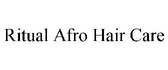 RITUAL AFRO HAIR CARE