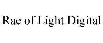RAE OF LIGHT DIGITAL