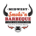 · MIDWEST · SMOKI'N BARBEQUE · LTD LIABILITY CO · LIVE-FIRE CRAFTED MEATS
