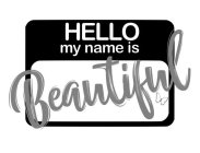 HELLO MY NAME IS BEAUTIFUL