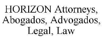 HORIZON ATTORNEYS, ABOGADOS, ADVOGADOS, LEGAL, LAW