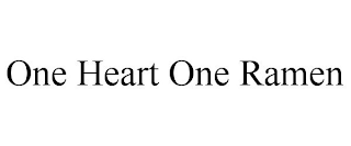 ONE HEART ONE RAMEN