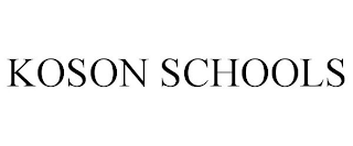 KOSON SCHOOLS