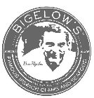 BIGELOW'S SINCE 1939 NEW ENGLAND STYLE FAMOUS IPSWICH CLAMS AND SEAFOOD RUSS BIGELOW