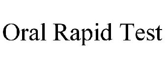 ORAL RAPID TEST