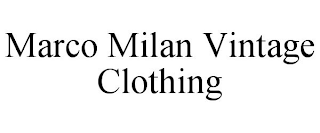 MARCO MILAN VINTAGE CLOTHING