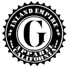 INLAND EMPIRE G APPAREL CALIFORNIA