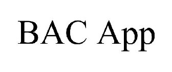 BAC APP
