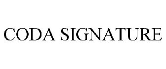 CODA SIGNATURE