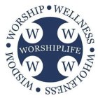 WORSHIP WELLNESS WHOLENESS WISDOM WORSHIPLIFE W W W W