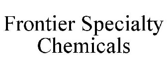 FRONTIER SPECIALTY CHEMICALS