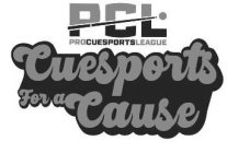 PCL PROCUESPORTSLEAGUE CUE SPORTS FOR A CAUSE