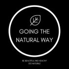 GOING THE NATURAL WAY BE BEAUTIFUL AND HEALTHY GO NATURAL!