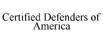 CERTIFIED DEFENDERS OF AMERICA