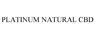 PLATINUM NATURAL CBD