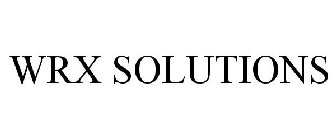 WRX SOLUTIONS