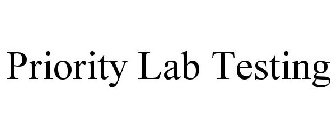 PRIORITY LAB TESTING