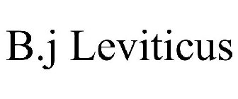 B.J LEVITICUS