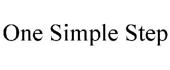 ONE SIMPLE STEP