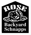 ROSE BACKYARD SCHNAPPS