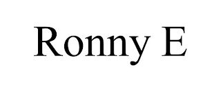 RONNY E