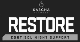 SASCHA FITNESS RESTORE CORTISOL NIGHT SUPPORT