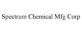 SPECTRUM CHEMICAL MFG CORP