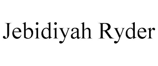 JEBIDIYAH RYDER