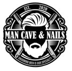 MAN CAVE & NAILS, EST. 2020, GROOMING MEN IS OUR SPECIALTY