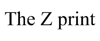 THE Z PRINT