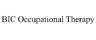 BIC OCCUPATIONAL THERAPY