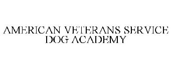 AMERICAN VETERANS SERVICE DOG ACADEMY