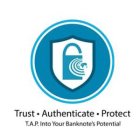 TRUST · AUTHENTICATE · PROTECT T.A.P. INTO YOUR BANKNOTE'S POTENTIAL