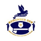 REMEMBERING OUR BROTHERS AND SISTERS IN BLUE