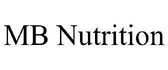 MB NUTRITION
