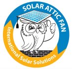 SOLAR ATTIC FAN INTERNATIONAL SOLAR SOLUTIONS