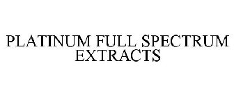 PLATINUM FULL SPECTRUM EXTRACTS