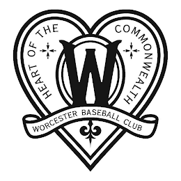 W WORCESTER BASEBALL CLUB HEART OF THE COMMONWEALTH