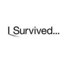 I SURVIVED...