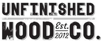 UNFINISHED WOOD CO. EST. 2012