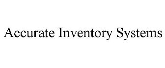 ACCURATE INVENTORY SYSTEMS