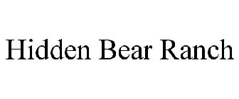 HIDDEN BEAR RANCH