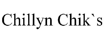 CHILLYN CHIK'S & CO.
