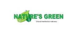 NATURE'S GREEN GROUNDS MAINTENANCE MADE EASY
