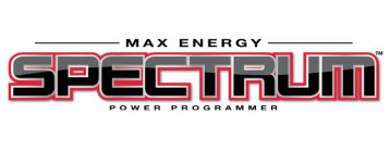 MAX ENERGY SPECTRUM POWER PROGRAMMER