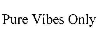 PURE VIBES ONLY